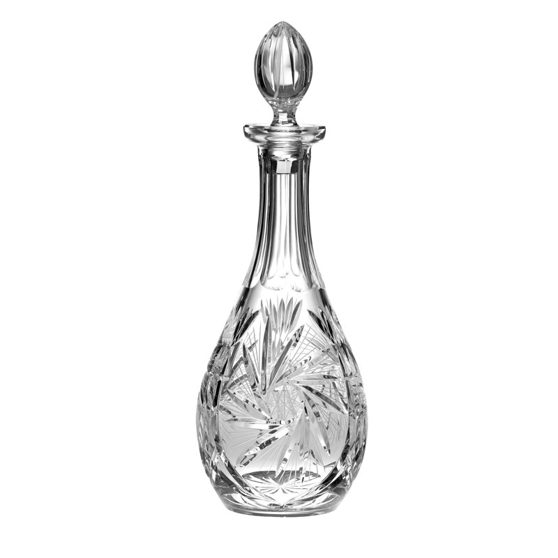 Majestic Crystal Pinwheel 46 oz. Wine Decanter Wayfair